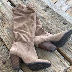Vince Camuto suede slouch Boots